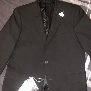 Givenchy Single-Breasted Woo Blazer Jacket Size 54